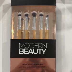 Makeup Brush Set - Gold